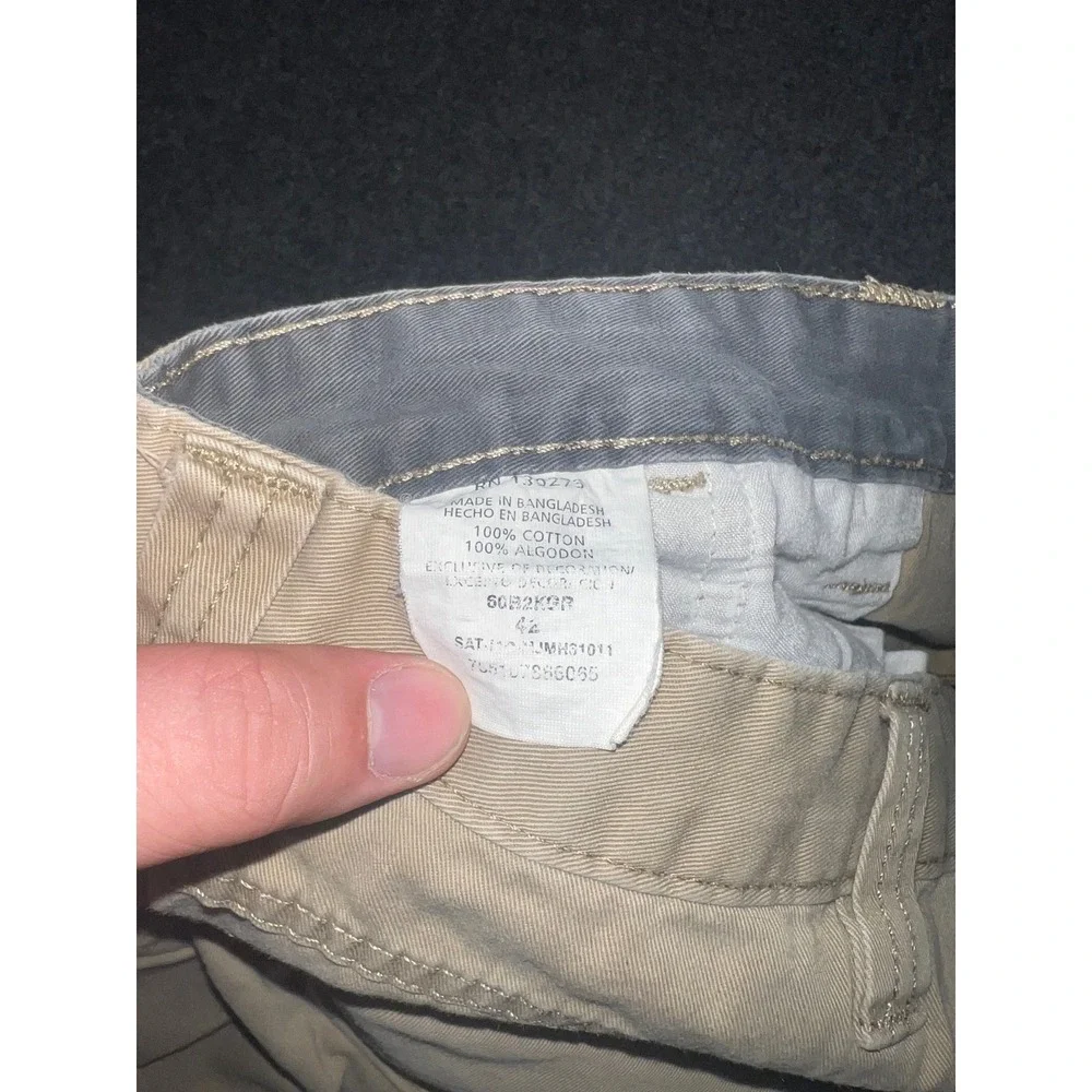 Wrangler Mens Tan Cotton Cargo Shorts Size 42 60B2KOR